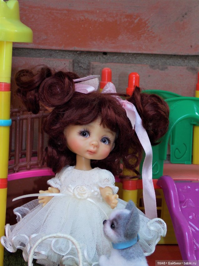Маленький ушастый щенок — Куклы Nikki Britt (Никки Бритт): авторские BJD (БЖД)