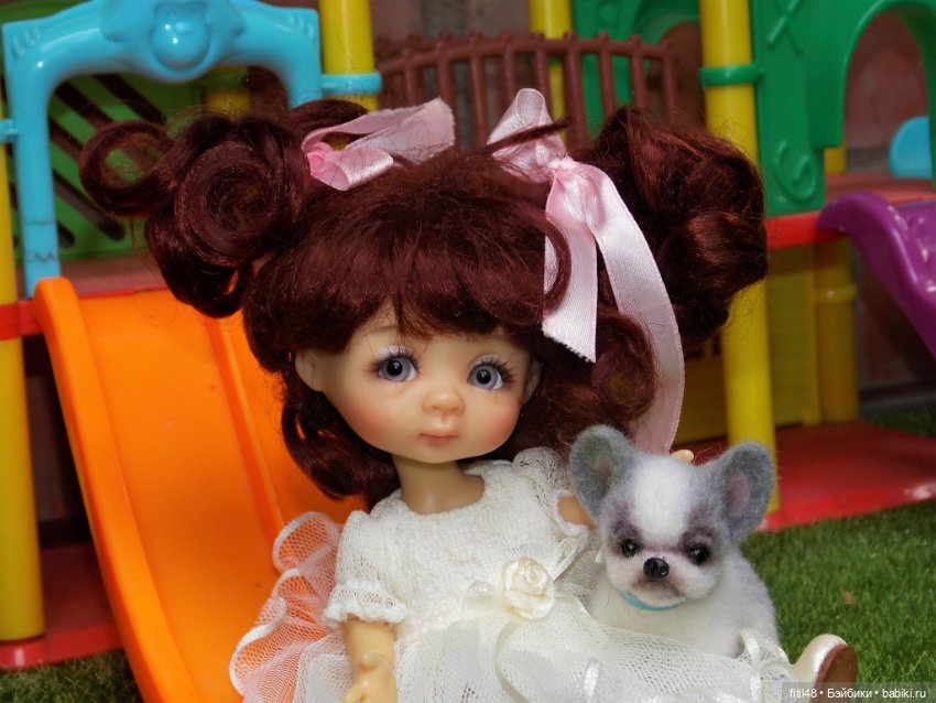 Маленький ушастый щенок — Куклы Nikki Britt (Никки Бритт): авторские BJD (БЖД) (фото 10)