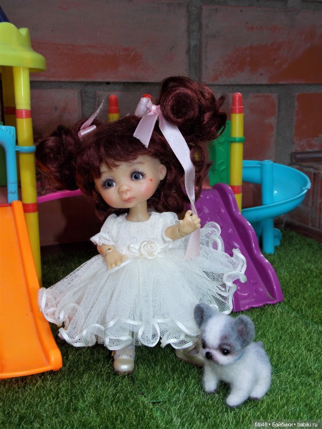 Маленький ушастый щенок — Куклы Nikki Britt (Никки Бритт): авторские BJD (БЖД) (фото 4)