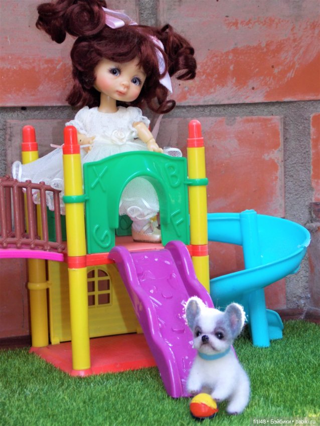 Маленький ушастый щенок — Куклы Nikki Britt (Никки Бритт): авторские BJD (БЖД)