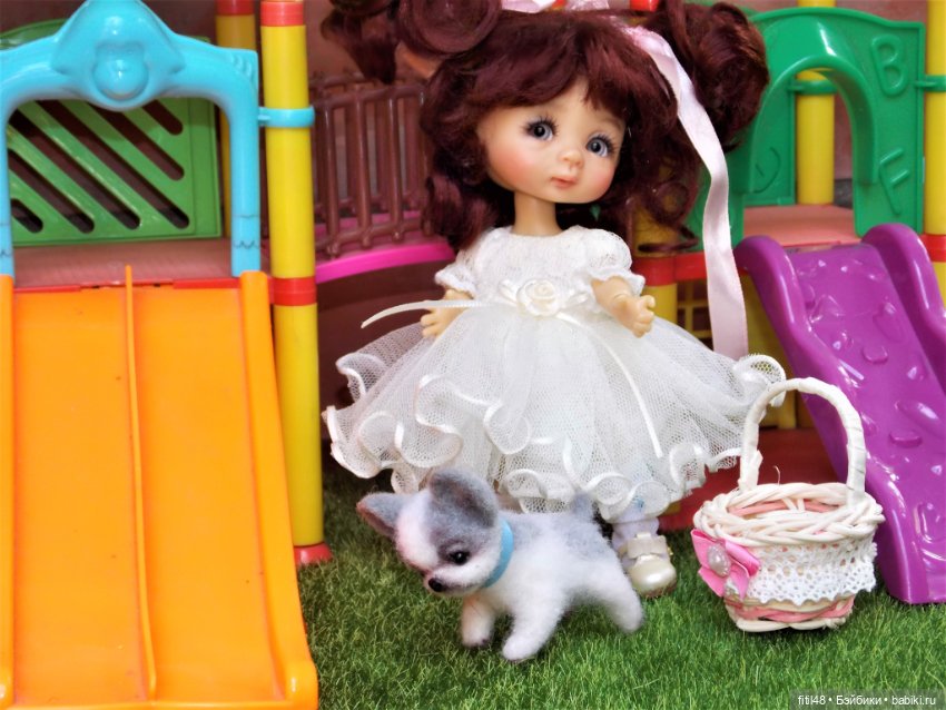 Маленький ушастый щенок — Куклы Nikki Britt (Никки Бритт): авторские BJD (БЖД)