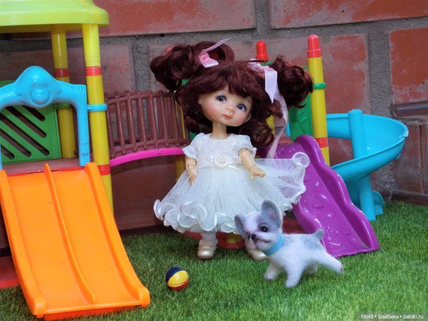 Маленький ушастый щенок — Куклы Nikki Britt (Никки Бритт): авторские BJD (БЖД)