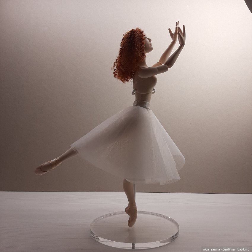 Авторская шарнирная кукла "В балетном классе". Еще одна вариация (фото 2)