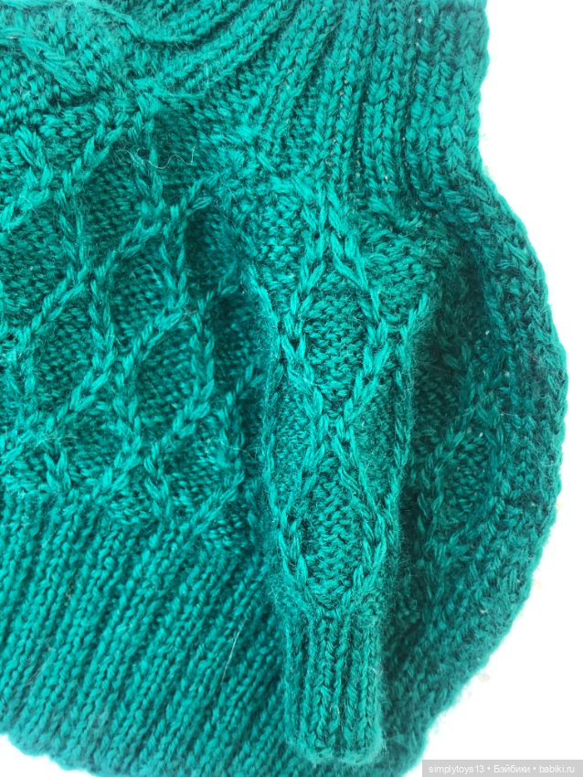 Красотка Нишель и фото создания кофточки