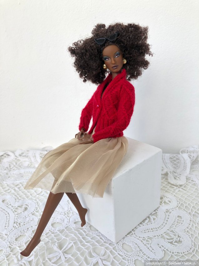 Красотка Нишель и фото создания кофточки (фото 6)