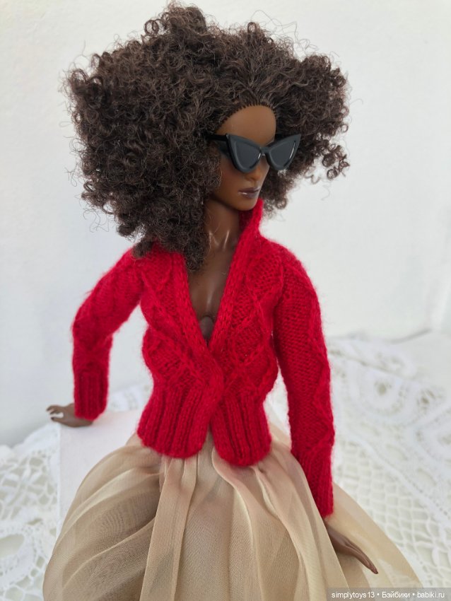 Красотка Нишель и фото создания кофточки (фото 10)