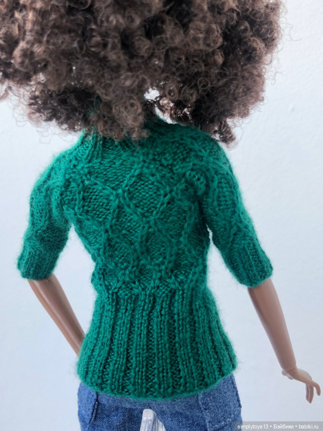 Красотка Нишель и фото создания кофточки