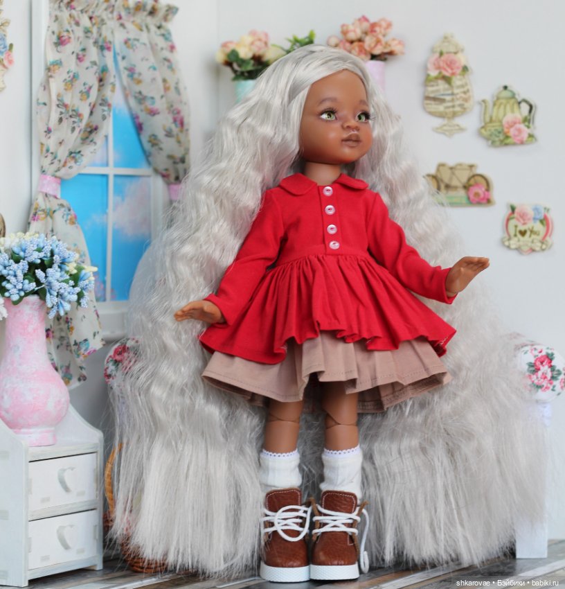 Новая куколка — ООАК Paola Reina (Паола Рейна) и испанских кукол: перерисовка (фото 5)
