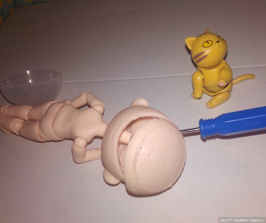 Как я соединяла голову бабольки с телами обитцу 11см и YMY (фото 4)