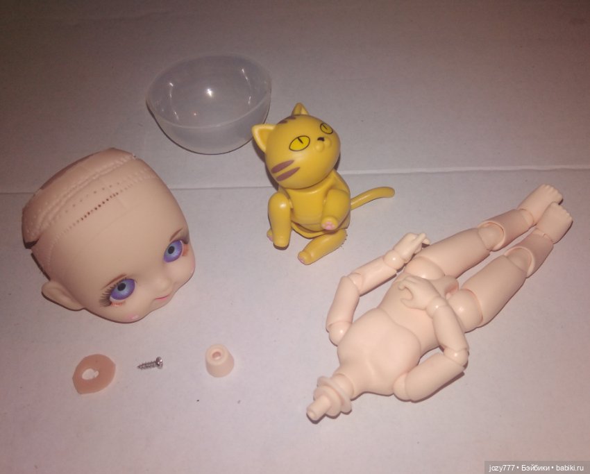 Как я соединяла голову бабольки с телами обитцу 11см и YMY (фото 3)