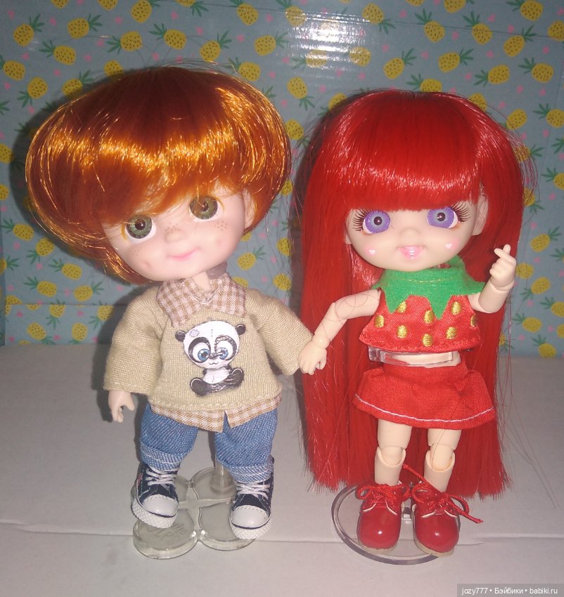 Как я соединяла голову бабольки с телами обитцу 11см и YMY