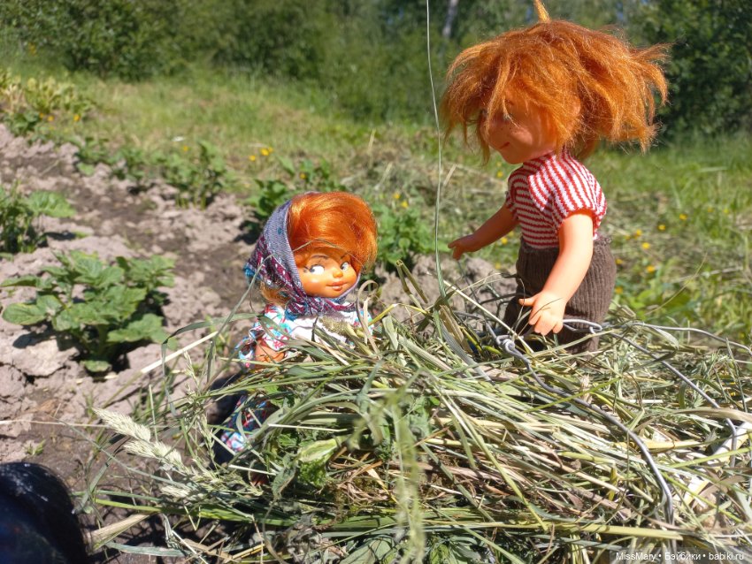 Деревенские мотивы. Ехал Сеня, вёз с покоса сено