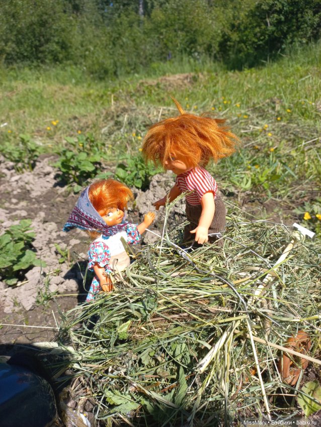 Деревенские мотивы. Ехал Сеня, вёз с покоса сено