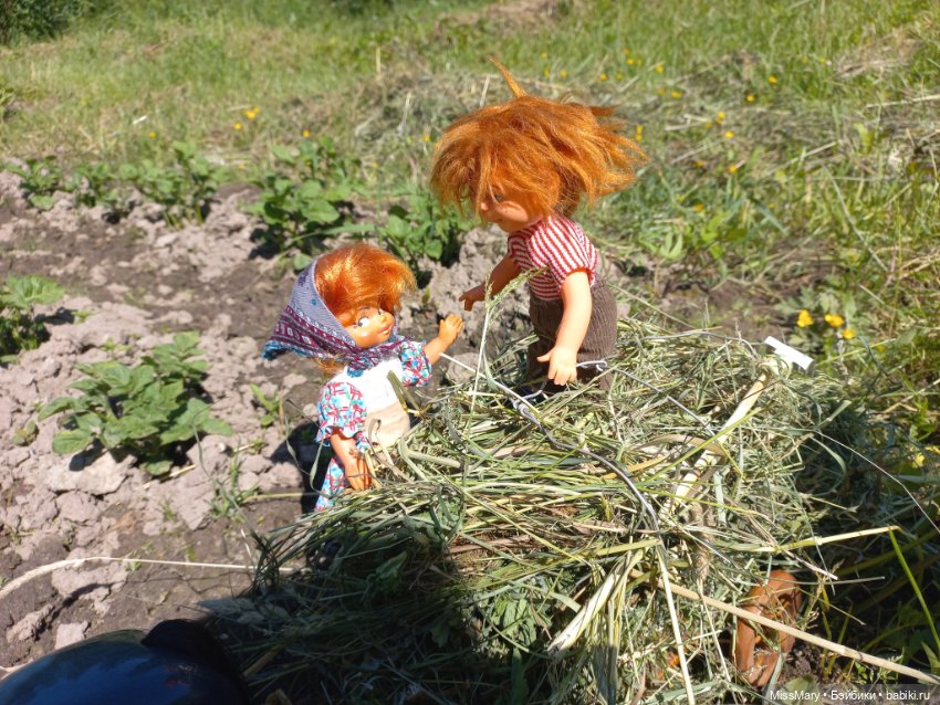 Деревенские мотивы. Ехал Сеня, вёз с покоса сено