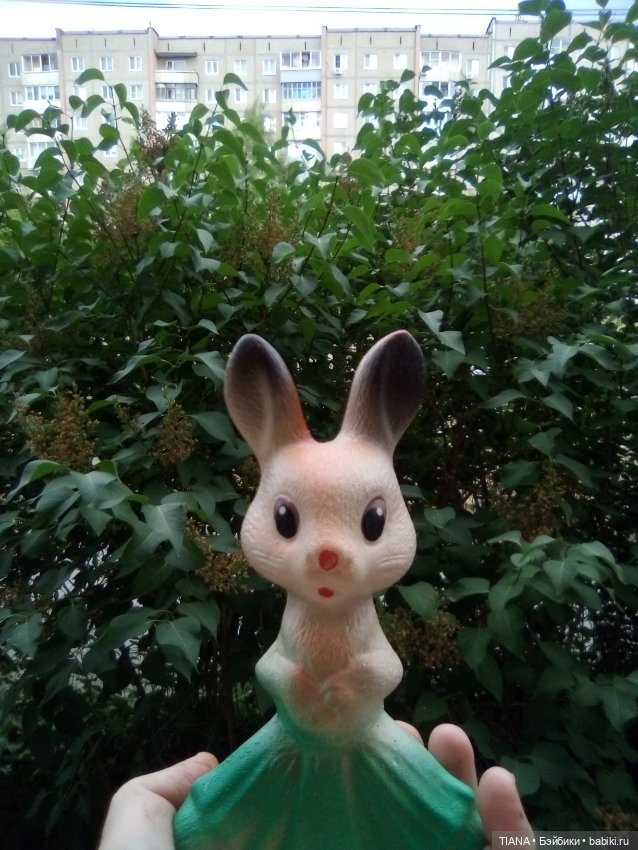 Зайка из прошлого — Игрушки СССР и советского детства: резиновые (фото 4)
