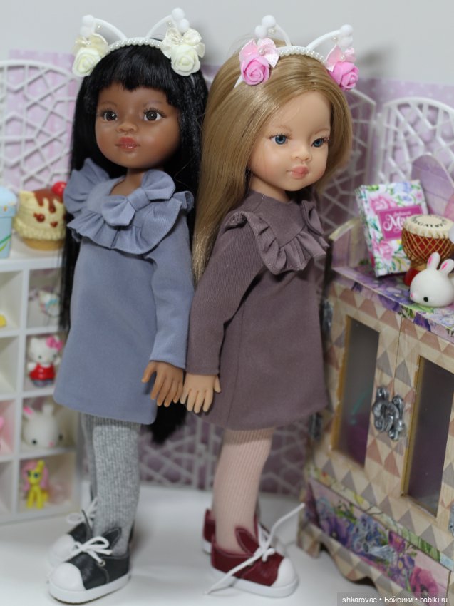 Маленькие модницы — ООАК Paola Reina (Паола Рейна) и испанских кукол: перерисовка