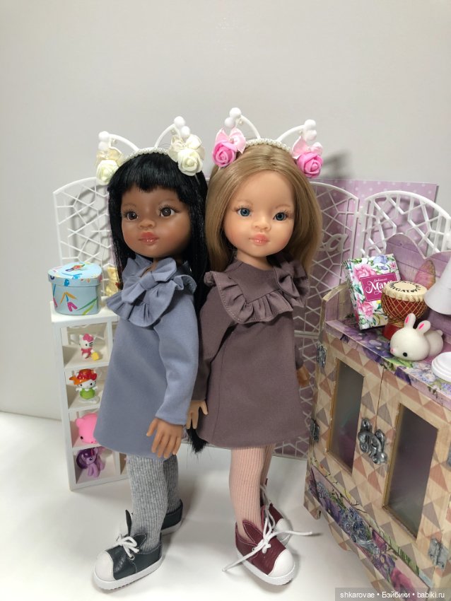 Маленькие модницы — ООАК Paola Reina (Паола Рейна) и испанских кукол: перерисовка