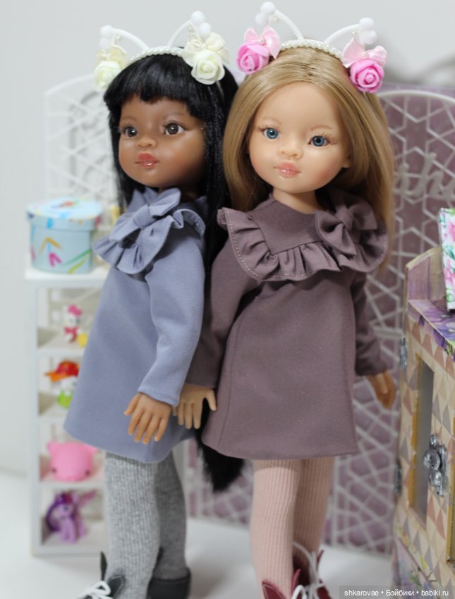 Маленькие модницы — ООАК Paola Reina (Паола Рейна) и испанских кукол: перерисовка (фото 9)