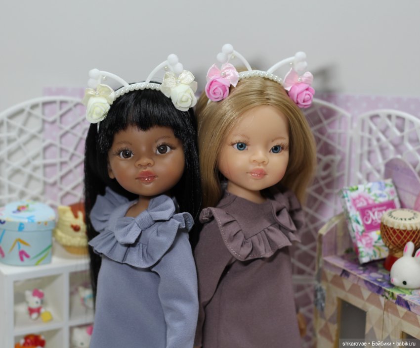 Маленькие модницы — ООАК Paola Reina (Паола Рейна) и испанских кукол: перерисовка (фото 10)