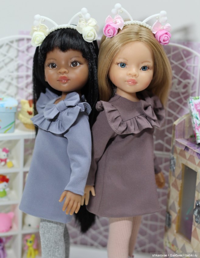 Маленькие модницы — ООАК Paola Reina (Паола Рейна) и испанских кукол: перерисовка