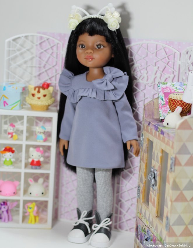 Маленькие модницы — ООАК Paola Reina (Паола Рейна) и испанских кукол: перерисовка (фото 8)