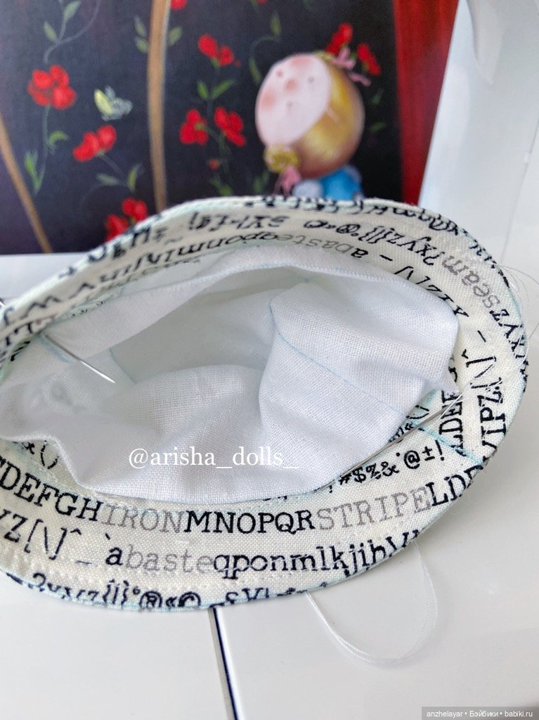 МК «Панама для куклы» — Одежда и обувь для кукол своими руками: фото (фото 9)