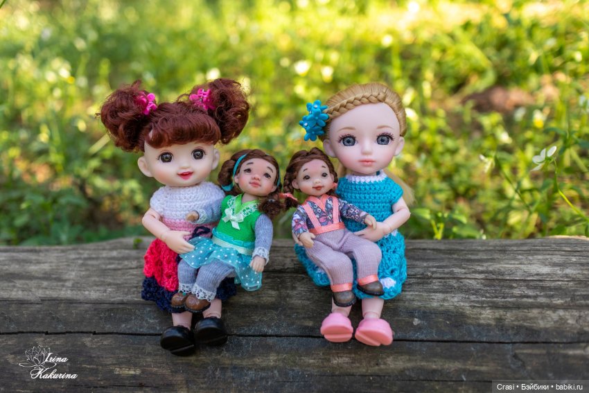 Подвижная малышка — Авторские миниатюрные куклы: лепка (фото 7)