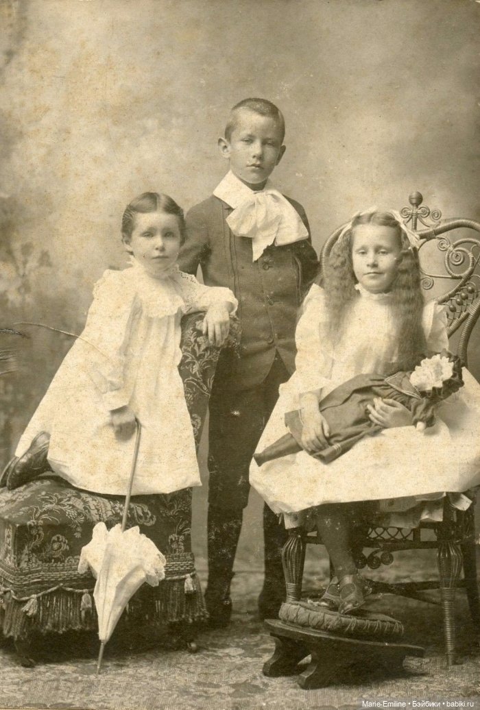 Детки, с куклами и без — Всё об антикварных куклах: история