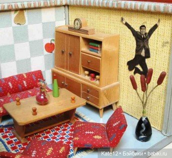 Кукольные домики 1950-60-х г. Гостиная (фото 4)