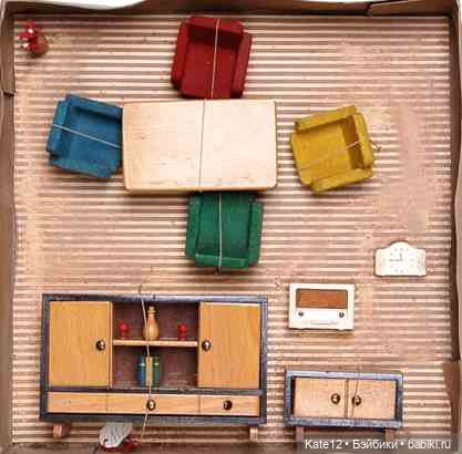 Кукольные домики 1950-60-х г. Гостиная (фото 5)