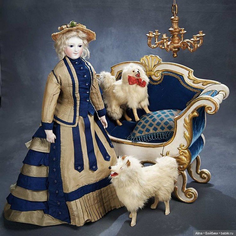 Куклы викторианской эпохи и их наряды