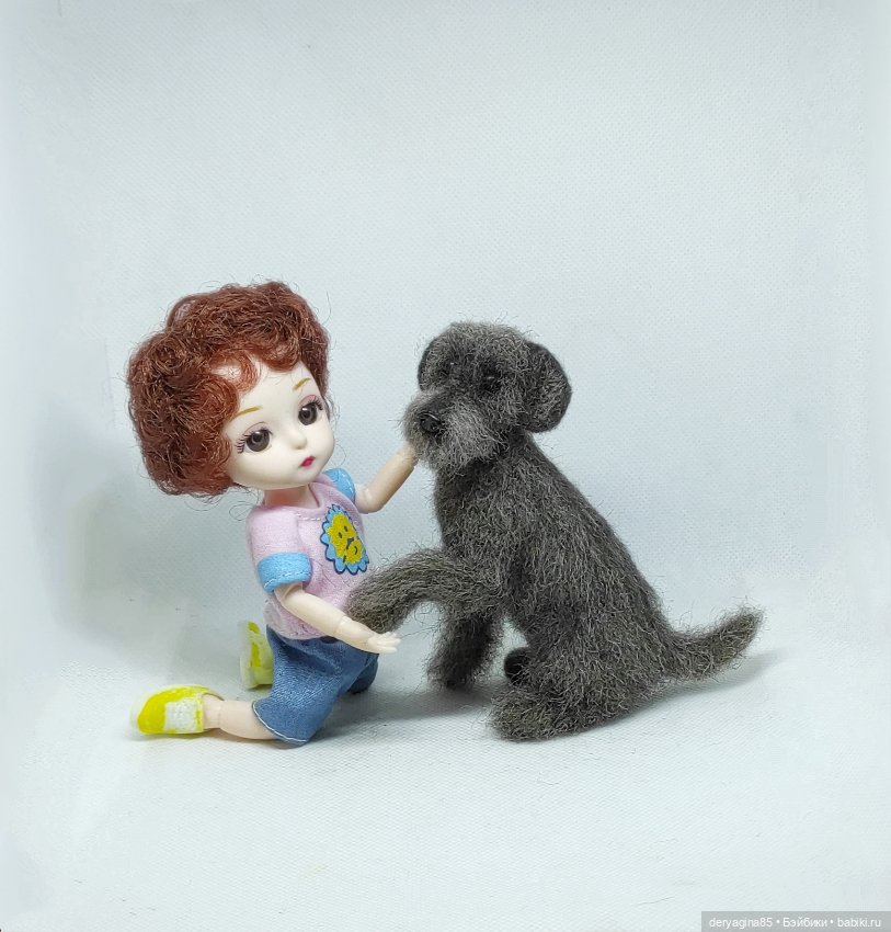 Дворянин — Валяные игрушки из шерсти: сухое валяние (фото 4)