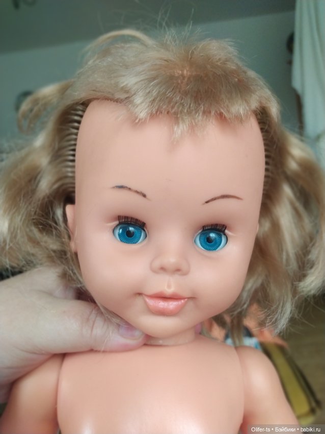 Спасение Беллы — Ремонт кукол СССР и ГДР (немок): чернота (фото 3)