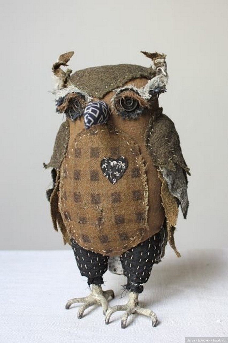 Забавные совушки и грибочки от Ann Wood (фото 8)