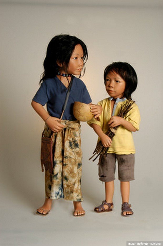 Коллекционные этнические куклы Bets & Amy Van Boxel, коллекция 2014 года (фото 6)