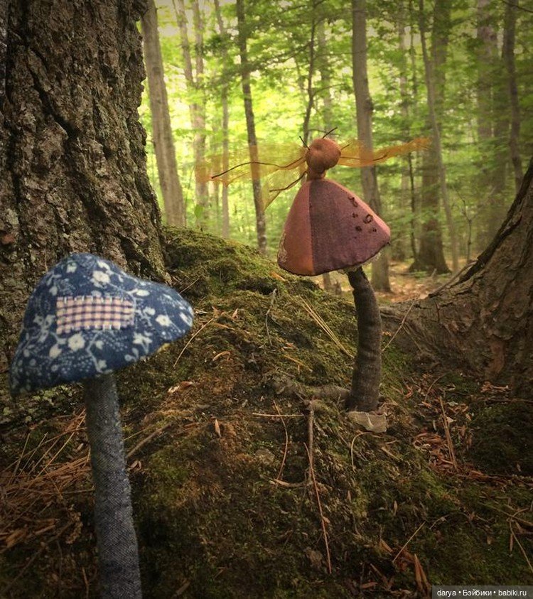 Забавные совушки и грибочки от Ann Wood
