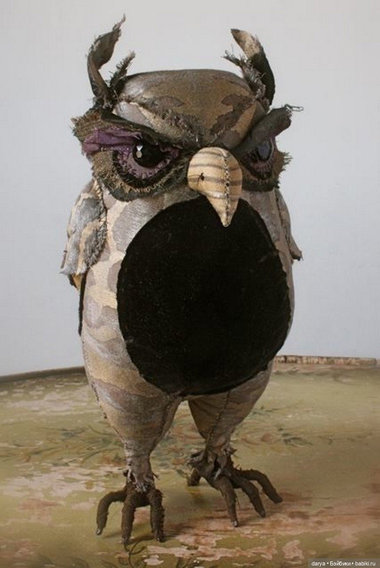 Забавные совушки и грибочки от Ann Wood (фото 10)