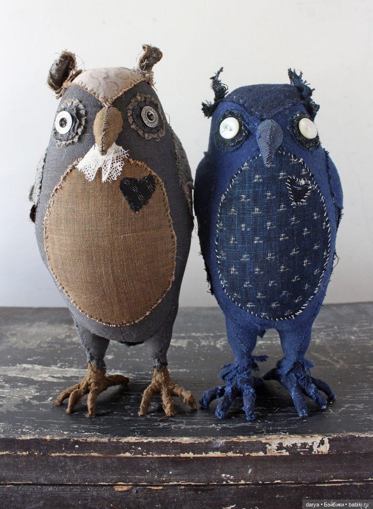 Забавные совушки и грибочки от Ann Wood (фото 4)