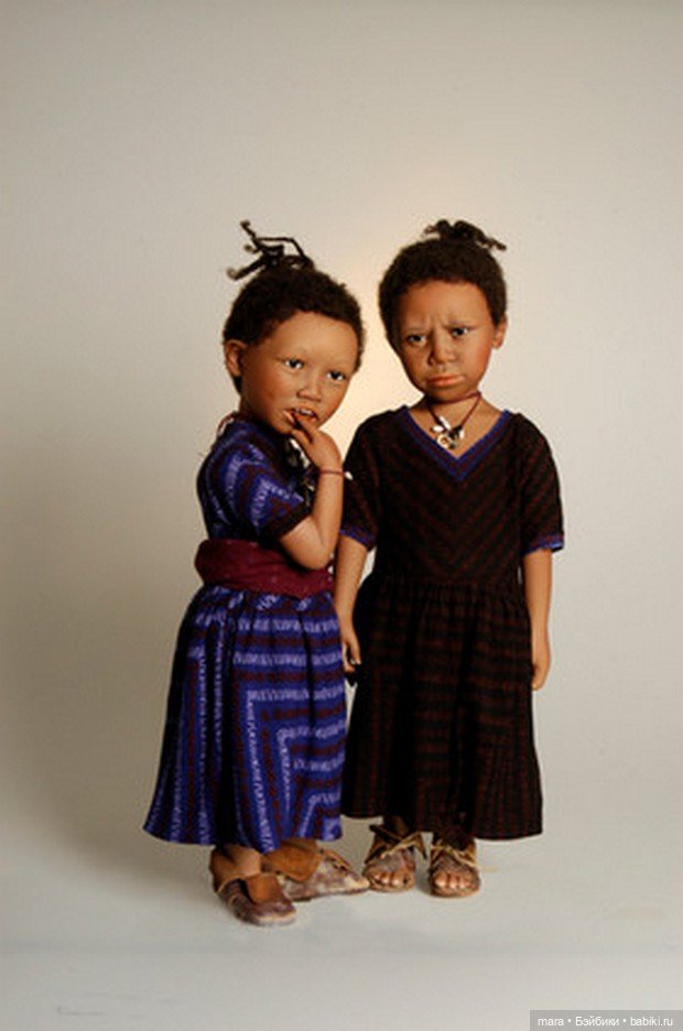 Коллекционные этнические куклы Bets & Amy Van Boxel, коллекция 2014 года