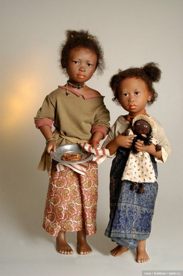Коллекционные этнические куклы Bets & Amy Van Boxel, коллекция 2014 года