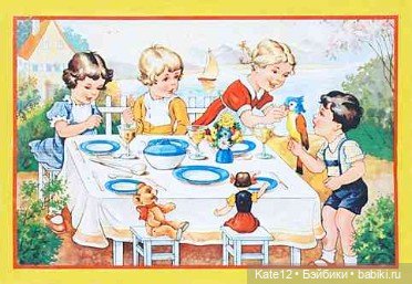 Кукольные домики 1950-60-х годов - Пластиковая посуда (фото 3)