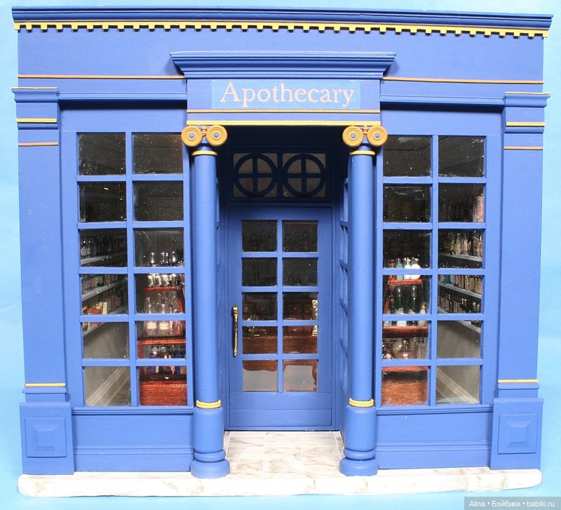 Румбокс - аптечная лавка — Румбоксы и кукольные интерьеры: фото