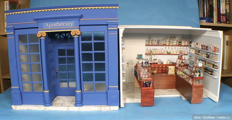 Румбокс - аптечная лавка — Румбоксы и кукольные интерьеры: фото (фото 6)