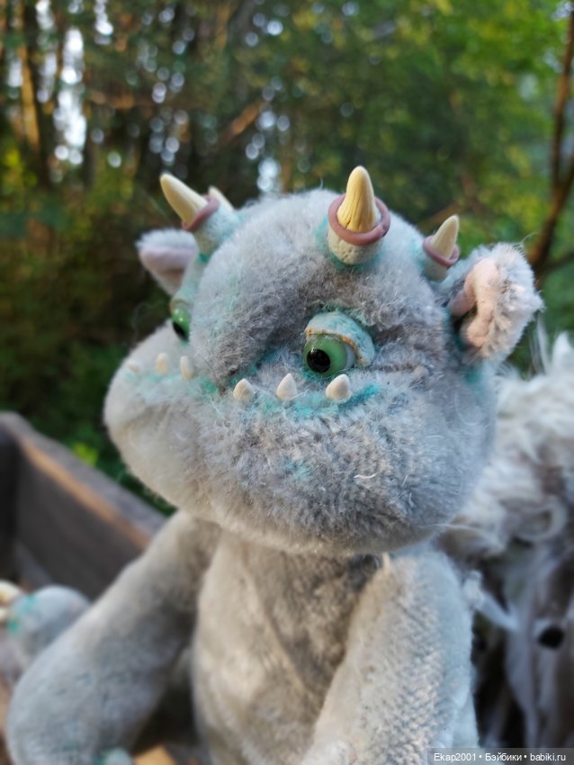 Химмнешкур анди — Игрушки в смешанной технике (мех и глина): Арт (фото 2)