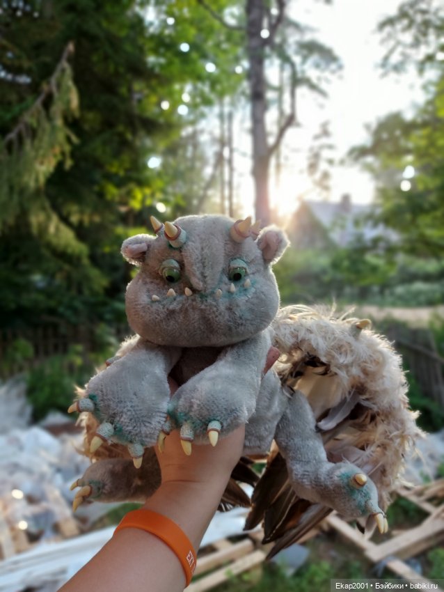 Химмнешкур анди — Игрушки в смешанной технике (мех и глина): Арт (фото 3)