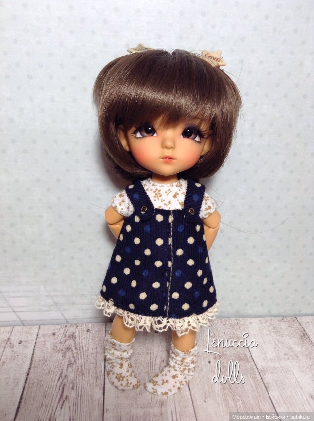 В горошек — Одежда и обувь для кукол BJD (БЖД): 1/3 (фото 2)
