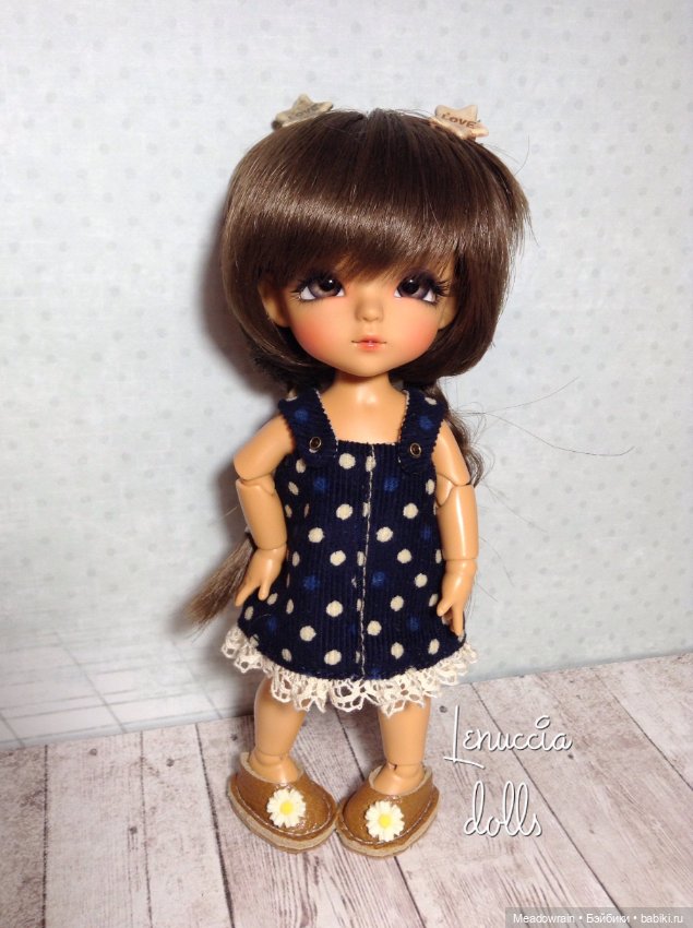 В горошек — Одежда и обувь для кукол BJD (БЖД): 1/3 (фото 4)