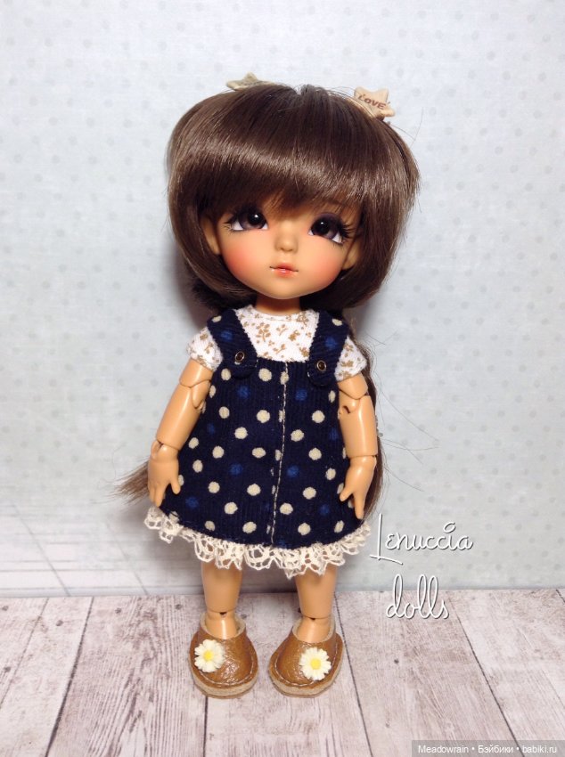 В горошек — Одежда и обувь для кукол BJD (БЖД): 1/3