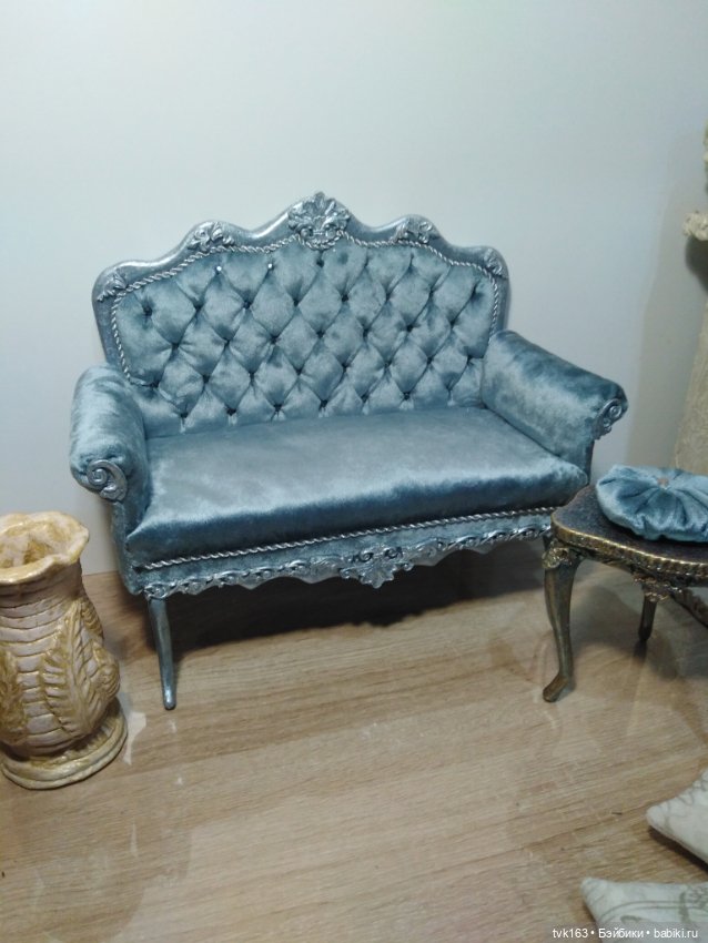 Не потерять бы в серебре — Мебель для кукол и домиков: фото (фото 2)