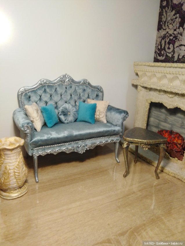 Не потерять бы в серебре — Мебель для кукол и домиков: фото (фото 4)